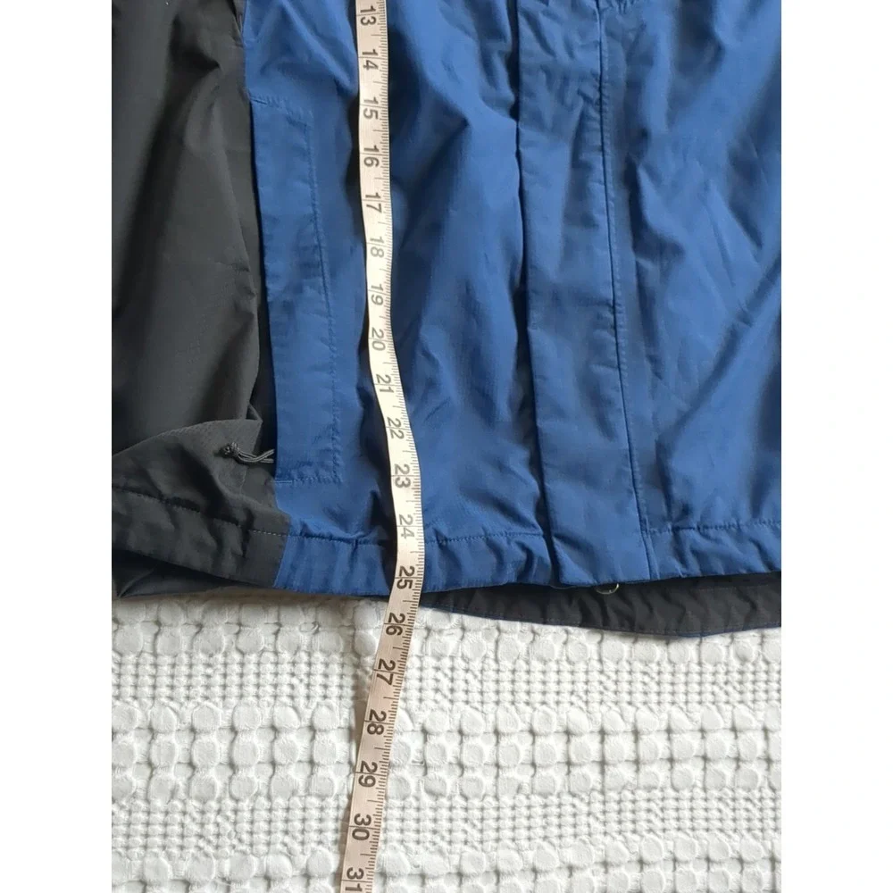 The North Face Hyvent 3 In 1 Jacket‎ Blue Gray Mens Sz Small Waterproof Ski